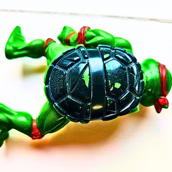 1988 TMNT Playmates Lot of 3 Figures Raphael Leonardo Michelangelo Parts/Repair - Picture 7 of 9